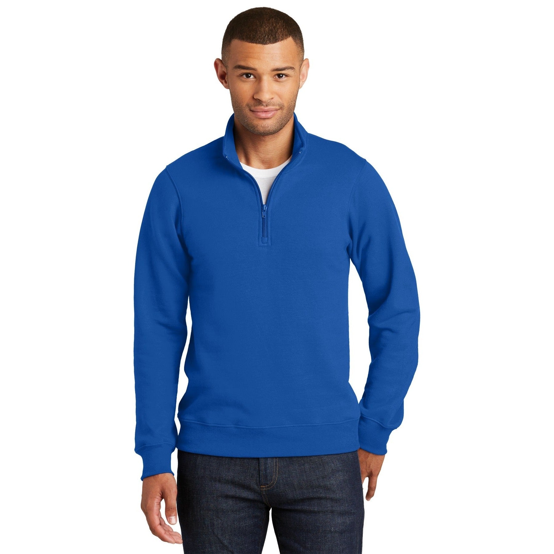 Port & Company-Port & Company® Fan Favorite Fleece 1/4-Zip Pullover Sweatshirt. PC850Q-MedTech-7